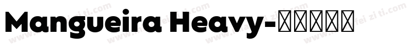 Mangueira Heavy字体转换